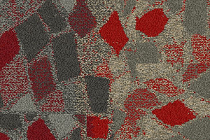 Ковровая плитка Interface Collection Human Connections Stone Course 8343006 Red stone фото  | FLOORDEALER